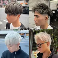 【メンズ新規限定】メンズカット+ダブルカラー(1回)+内部補修トリートメント