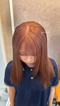 ꒰minimo限定クーポン🍑꒱ブリーチリタッチオンカラー＋トリートメント