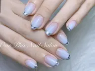 【自爪】スポンジカラーグラデーション★ガラスフレンチ★