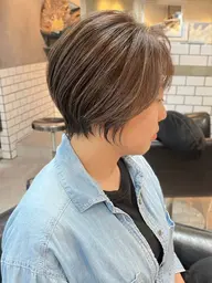 白髪ぼかしハイライト+オージュア5STEP TR