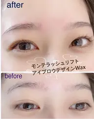 ★まつげパーマ+アイブロウデザインWAX★【予約が×の場合TELにてお通しできる場合もございます。】