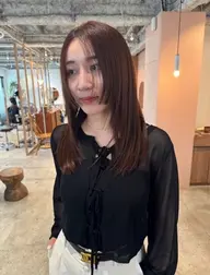 ＊ブリーチなし＊透明感ダブルカラー【honen薬院/薬院大通】