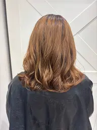 毎朝のセットを楽に✨コテ巻き風パーマ✨