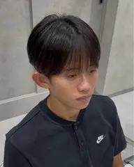 坂口指名【顔周りのストレスになるクセ毛に】カット＋前髪縮毛矯正