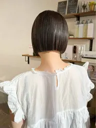 🤍カットメニュー🤍パツっとタッセルボブ、シャンプー付き👩🏻✨️