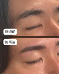 美眉アイブロウwax＋アイブロウ部分パーマ【男性専用クーポン】(平日はU24学割で学生様500円引き👨‍🎓)