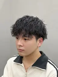 メンズカット×ツイストスパイラルorツイストパーマ¥13,000→¥8,800