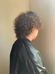 🎼【メンズ人気】🎼カット+ハードパーマ+2stepトリートメント