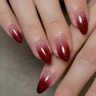 パーツ2つ無料✨️ボルドー♥️赤グラデーション