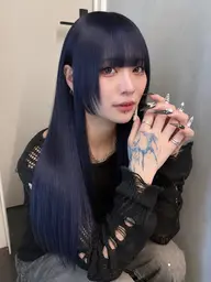 【 ダブルカラー 】低ダメージ90%ダメージ減ブリーチ＋透明感カラー