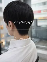 ［韓国ヘア］カット＋ダウンパーマ