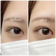 🍑ぱっちりeyeに！まつ毛パーマ上下🍑