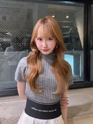 🇰🇷レイヤーカット➕ワンカラー➕髪質再生トリートメント🖤