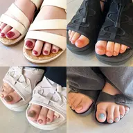 ꒰フット꒱ ワンカラー(オフあり) ケア込♪フラッシュ・ラメ◎/マグネット+¥1500/フットバス+¥880/パーツ別途