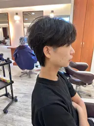 【試験前モデル】⚠️メンズ限定‼️メンズカット+艶カラー+3stepトリートメント