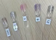 【新宿】オフ+ラメグラデーション90分です。パーツの有無をお伝えください。