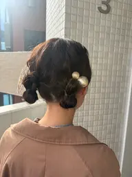 同窓会ヘアアレンジ