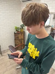 【カット+炭酸ヘッドスパ】