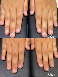 深爪矯正+ワンカラー ホームケアオイル付き