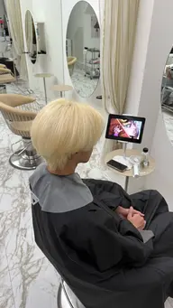 メンズ限定‼️抜きっぱなしブロンド👦🏼✨(全頭ブリーチ＋トリートメント)