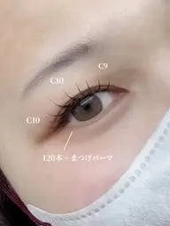 話題のマツエクパーマ💖 & healthy💫フラットラッシュ120本➕パーマ ￥5,660 【アンドヘルシー】
