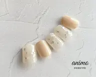 ＜ソフトジェルオフ無料＞シンプルアートハンドネイル¥6980コース▶¥ 6480