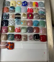 フットオフなし　親指1本アート