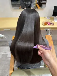 【✨4月限定✨】髪質改善ストレート(縮毛矯正)＋3stepトリートメント付き❣️カットなし
