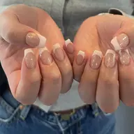 《オフなしドライケア込み》フレンチネイル‪ෆ‪.*