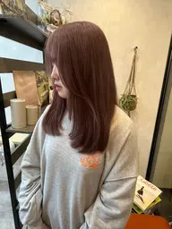 W color(ケアブリーチ)＋on color＋メンテナンスcut＋ケアTR🌿