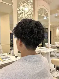 マッシュヘアカット🍄✂️➕パーマ【ツイストスパイラルパーマ🌀👨‍🦱】