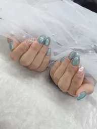 ワンカラー➕2本アート(オフなし)