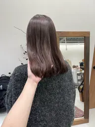 【集中補修ケア🪄】カット+ブリーチなしダブルカラー+内部補修TR----📍大阪・梅田