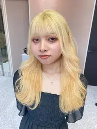 🍒ブリーチorリタッチ+全体カラー🍒