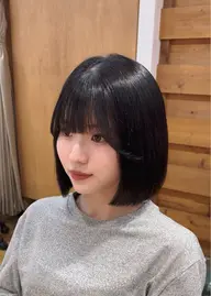 💫✨ミニモ限定✨💫ダメージレス縮毛矯正+カラー+ケアトリートメント✨/レイヤー/ショート/ボブ/似合わせ