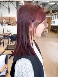 《🧡カラーの色持ちUP!🧡》🍒ワンカラー+最高級ケアトリートメント+シャンプーブロー🍒¥12,100→¥6000