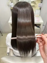 【🌸4月限定🌸】ダメージレス髪質改善カラー+前髪カット‪✂︎‬ [町田/髪質改善/Aujua]