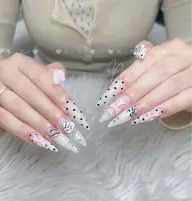 【🉐ミニモ学割】10本長さだしアート/パーツ付け放題🎶💎