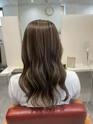 カット+外国人風ハイライト+トリートメント