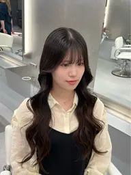 前髪カット＋ワンカラー