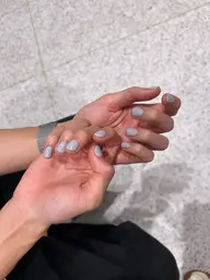 🧸🫧U24 ☆メンズネイル🖤⋆͛ワンカラー🧸🫧