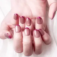 ★新登場★【マグネット＋カラーフレンチ】トレンドMIX◎ちゅるちゅる¥4200(オフ有)