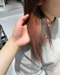イヤリングカラー🫶カット+イヤリングブリーチ+カラー+トリートメント+スタイリング🌷