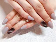 【初回オフ無し】シンプルデザイン★斜め、ストレートフレンチ/カラグラetcアート片手1本ずつ程度