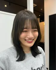 【💝ྀི平日限定・学割U24】顔まわりカット(前髪カット)+トレンドカラー+選べるオージュア2step TR