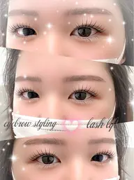 💘アイブロウスタイリング＋まつげパーマ(上)セット🎉