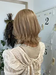 🎀ご褒美クーポン🎀透明感カラー+AujuaオーダーメイドTR 🩰🫧ぴったりのトリートメントご提案します🍑