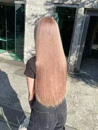 【可愛くなりたい人限定📣】ブリーチ+カラー+トリートメント✨　#リタッチ#ミルクティーカラー#ホワイトカラー