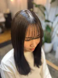 理想の前髪に✨✨前髪ストレート