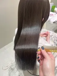 【髪質改善】美髪矯正+コーティングトリートメント🪄︎︎💫#縮毛矯正#ストレートパーマ